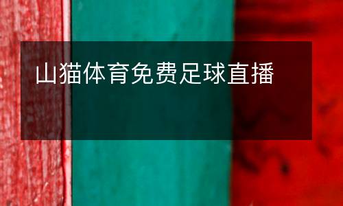 山貓體育免費(fèi)足球直播