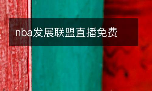 nba發(fā)展聯(lián)盟直播免費