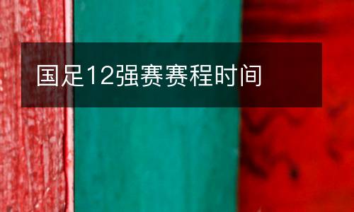 國(guó)足12強(qiáng)賽賽程時(shí)間
