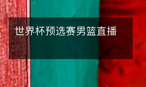世界杯預(yù)選賽男籃直播